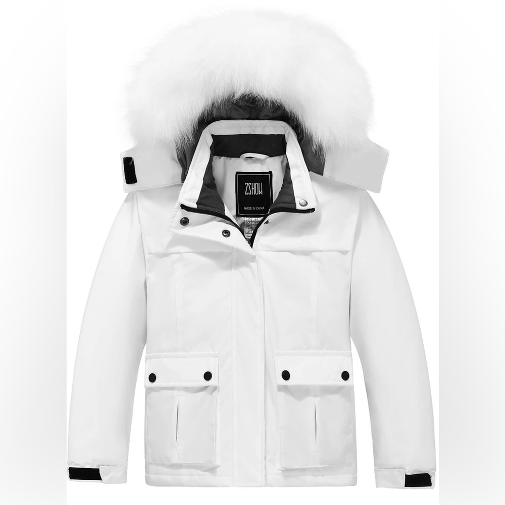 NWT ⭐️ ZSHOW Ski/Snowboard Jacket Waterproof Lined Thick Padded Warm - Size 8
